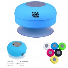 Mini Portable Waterproof Bluetooth Speaker with Suction Cup